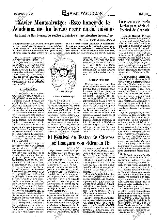 ABC MADRID 21-06-1998 página 101