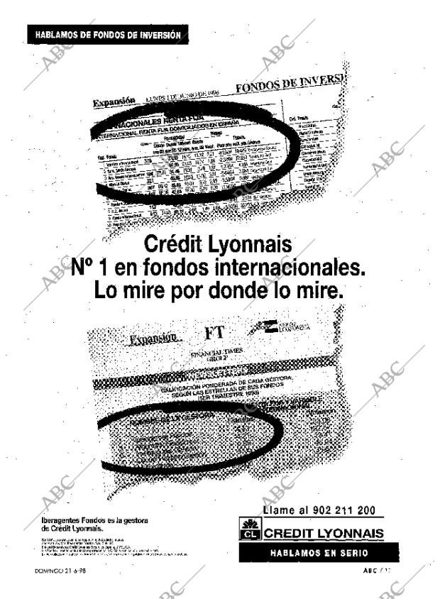 ABC MADRID 21-06-1998 página 11