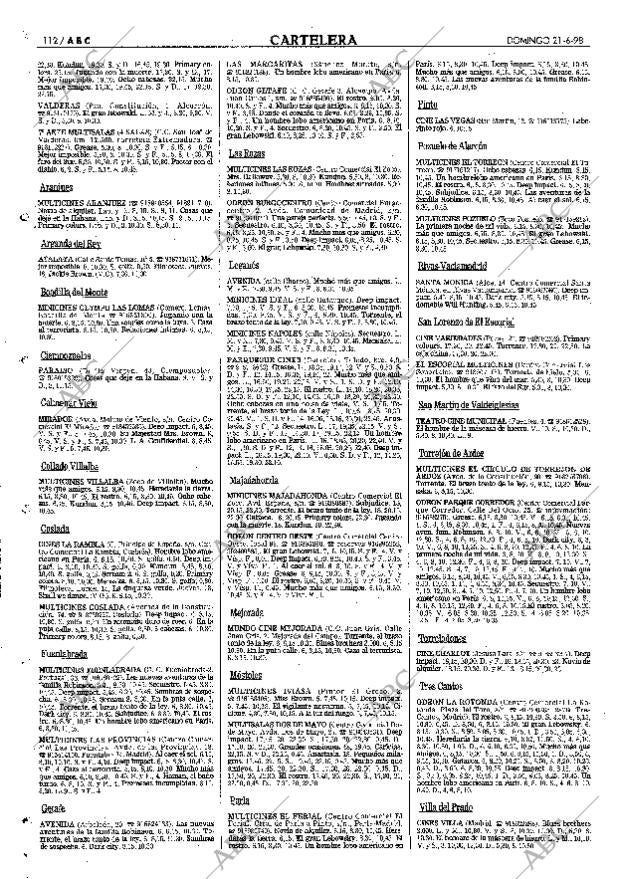 ABC MADRID 21-06-1998 página 112