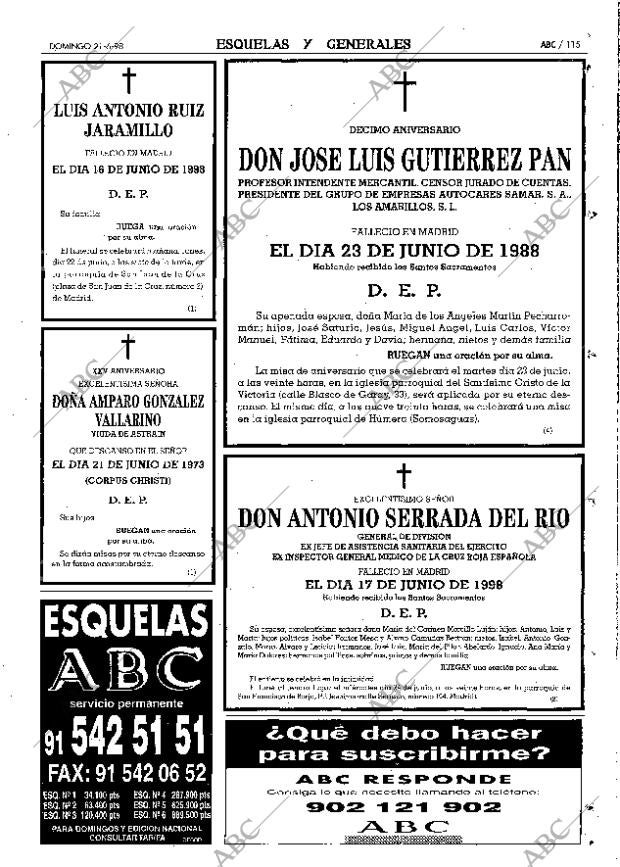 ABC MADRID 21-06-1998 página 115