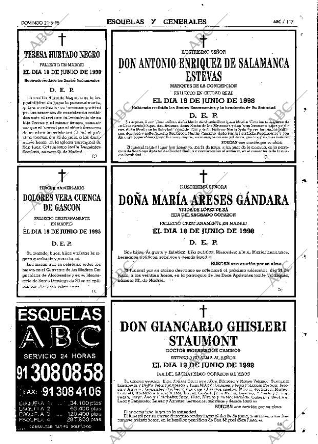 ABC MADRID 21-06-1998 página 117