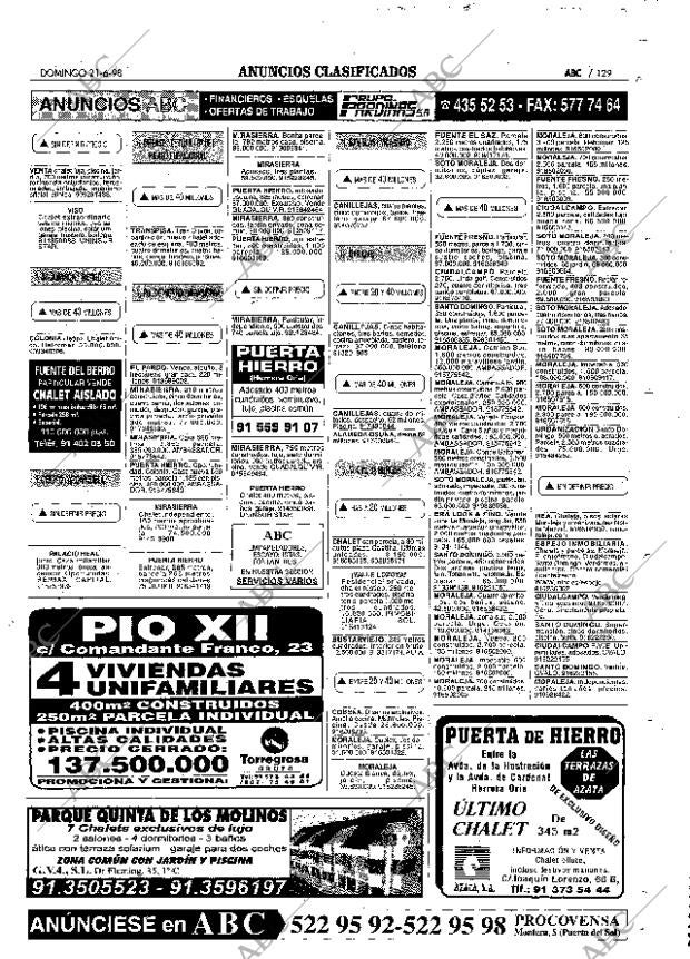 ABC MADRID 21-06-1998 página 129