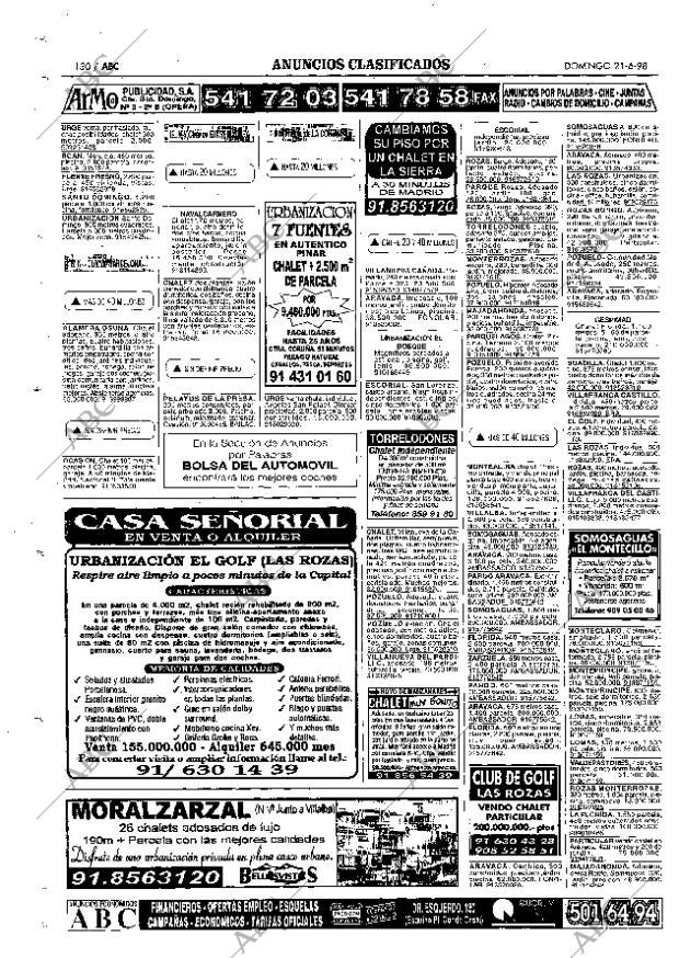 ABC MADRID 21-06-1998 página 130