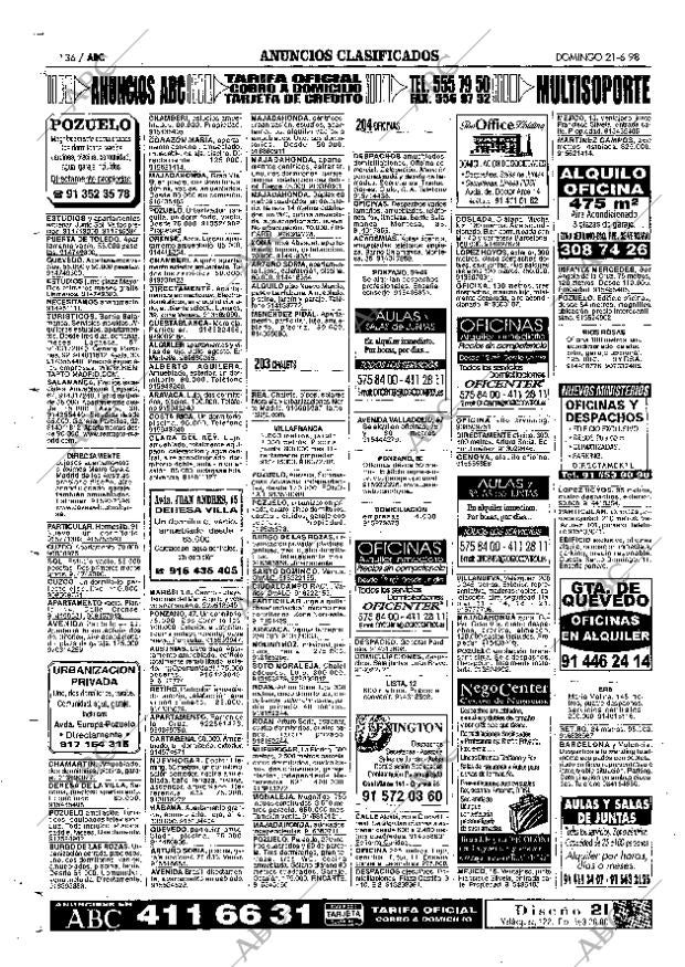 ABC MADRID 21-06-1998 página 136