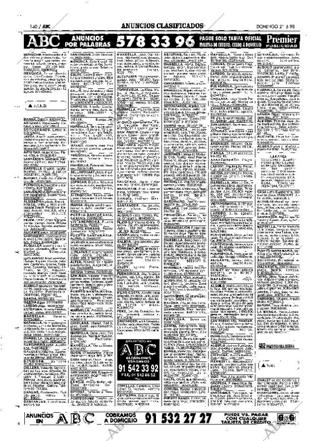 ABC MADRID 21-06-1998 página 140