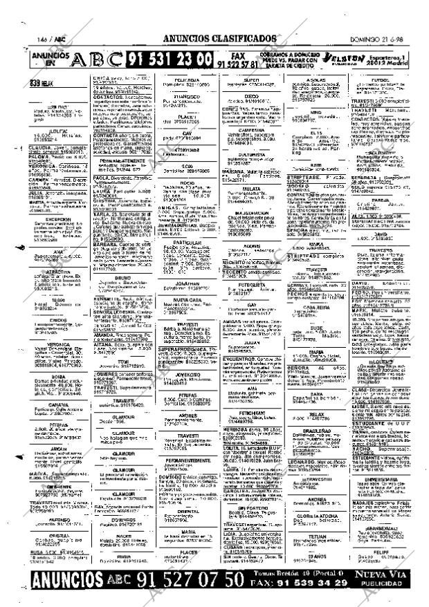 ABC MADRID 21-06-1998 página 146