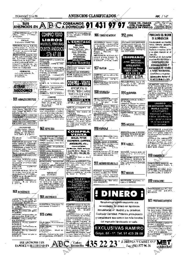 ABC MADRID 21-06-1998 página 147