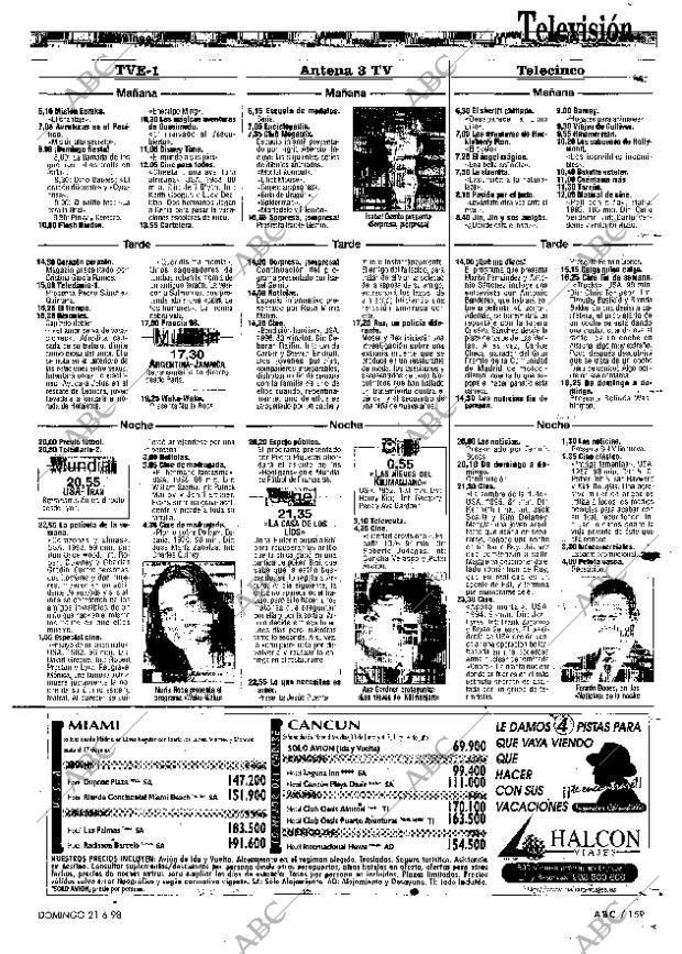ABC MADRID 21-06-1998 página 159