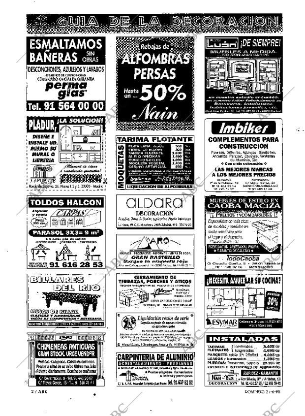 ABC MADRID 21-06-1998 página 2