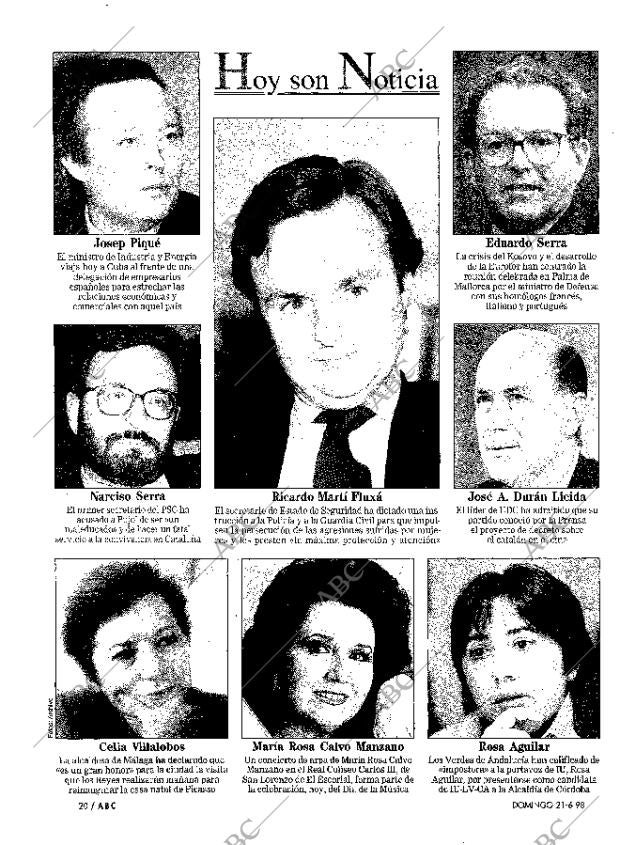 ABC MADRID 21-06-1998 página 20