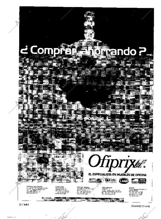 ABC MADRID 21-06-1998 página 22