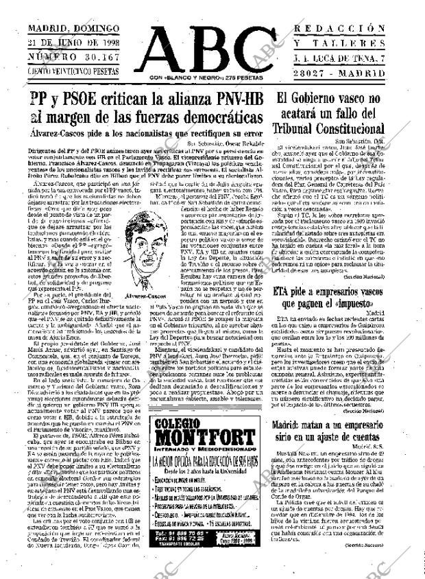 ABC MADRID 21-06-1998 página 23