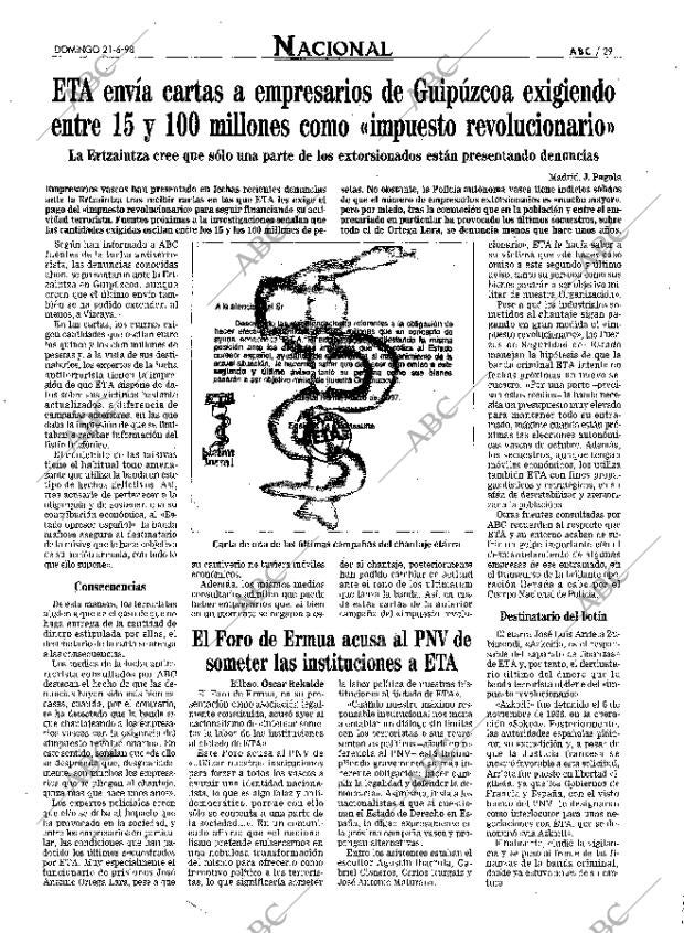 ABC MADRID 21-06-1998 página 29