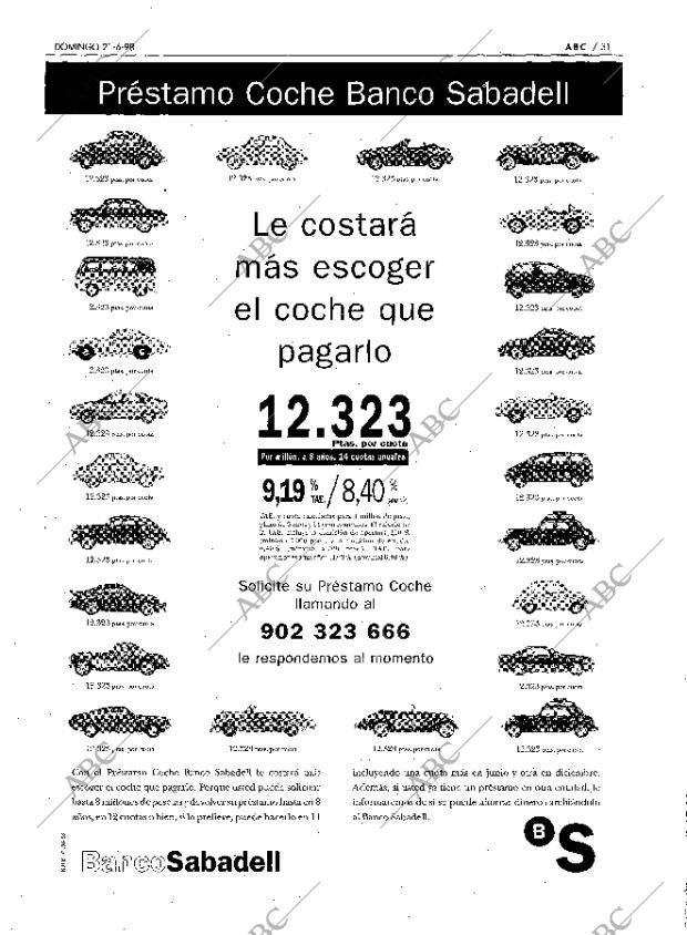 ABC MADRID 21-06-1998 página 31