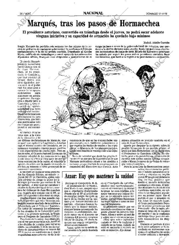 ABC MADRID 21-06-1998 página 36
