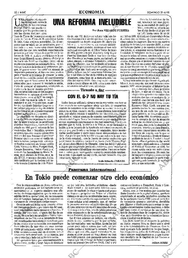 ABC MADRID 21-06-1998 página 52