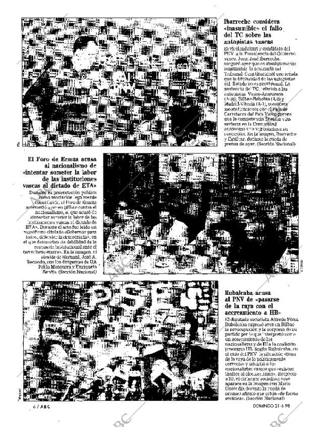ABC MADRID 21-06-1998 página 6