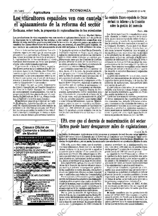 ABC MADRID 21-06-1998 página 60