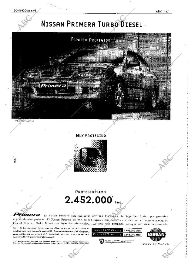 ABC MADRID 21-06-1998 página 67