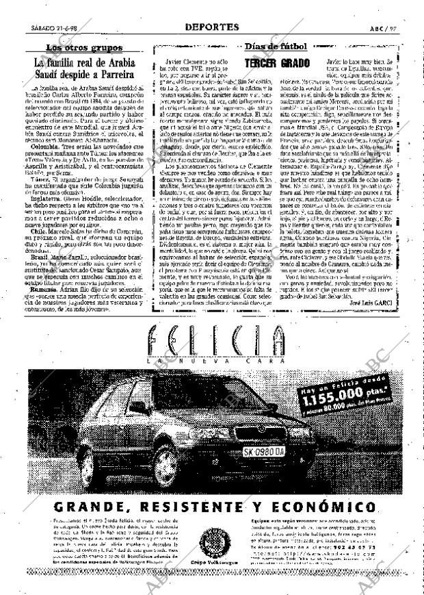 ABC MADRID 21-06-1998 página 97