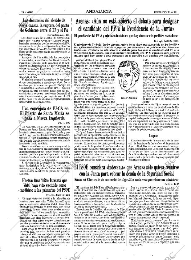 ABC SEVILLA 21-06-1998 página 52