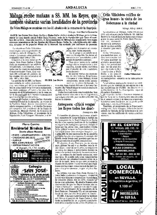 ABC SEVILLA 21-06-1998 página 53