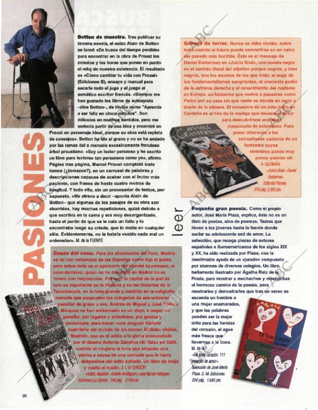 BLANCO Y NEGRO MADRID 21-06-1998 página 20