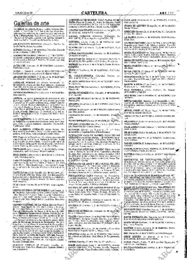 ABC MADRID 22-06-1998 página 111