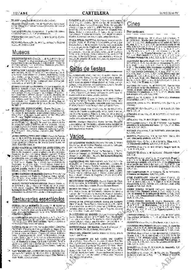 ABC MADRID 22-06-1998 página 112