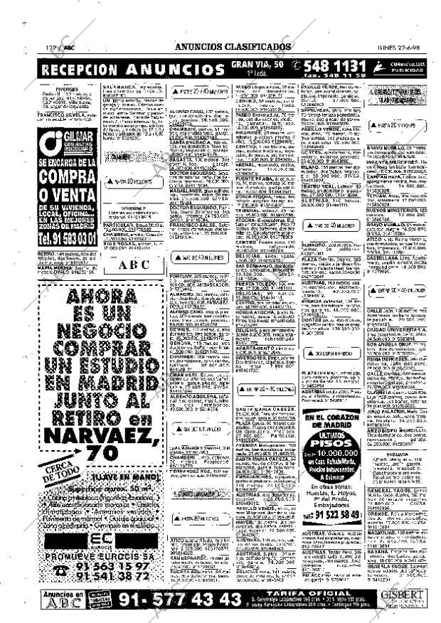 ABC MADRID 22-06-1998 página 122