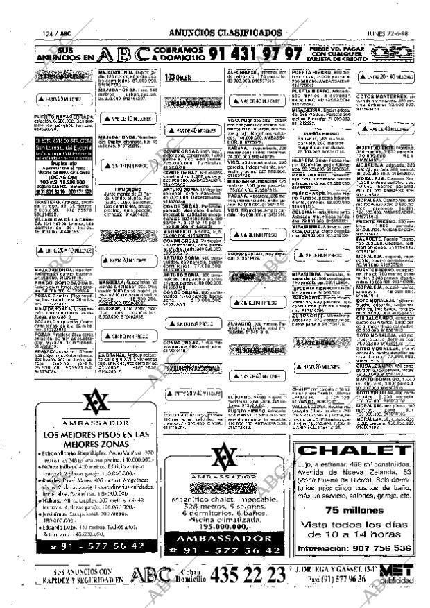 ABC MADRID 22-06-1998 página 124