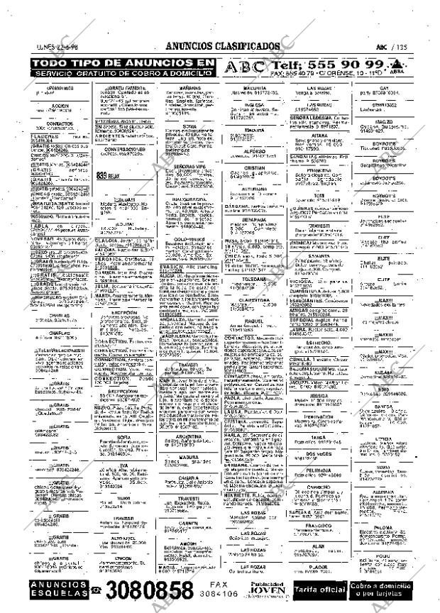 ABC MADRID 22-06-1998 página 135