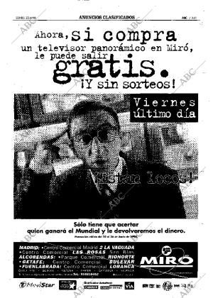 ABC MADRID 22-06-1998 página 141