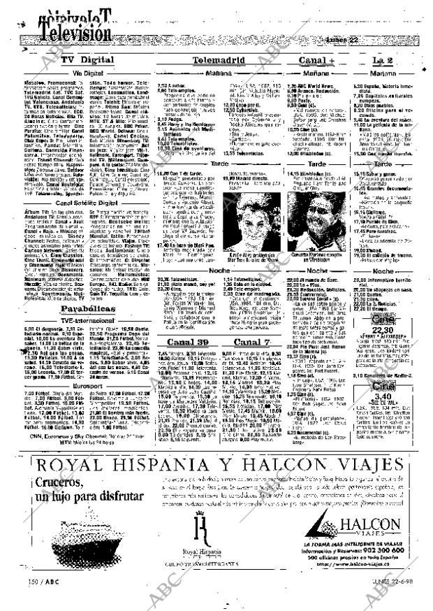 ABC MADRID 22-06-1998 página 150