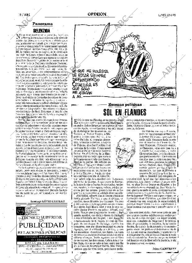 ABC MADRID 22-06-1998 página 18