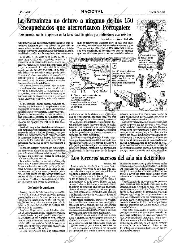 ABC MADRID 22-06-1998 página 20
