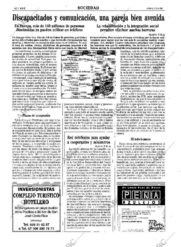 ABC MADRID 22-06-1998 página 60