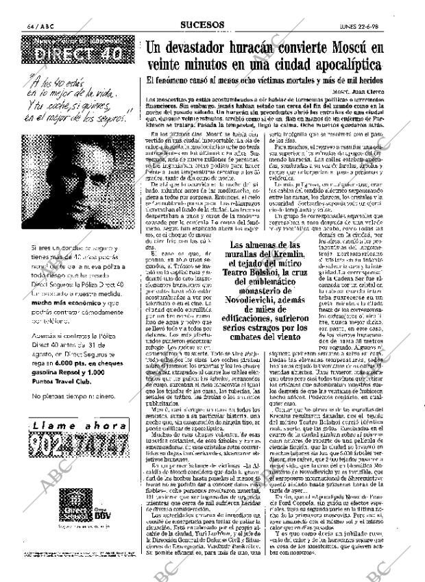 ABC MADRID 22-06-1998 página 64