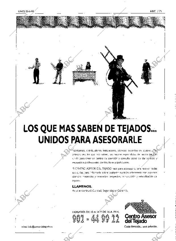 ABC MADRID 22-06-1998 página 71