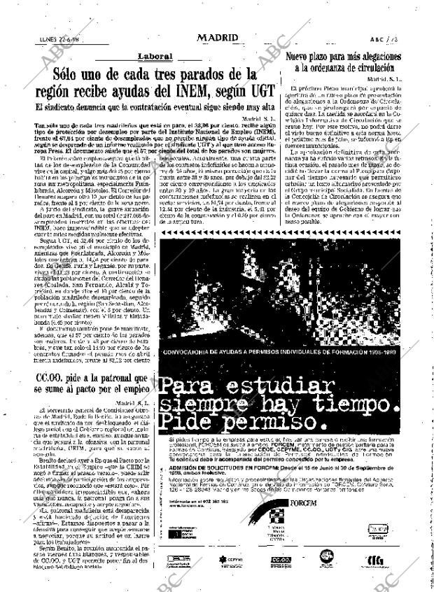 ABC MADRID 22-06-1998 página 73