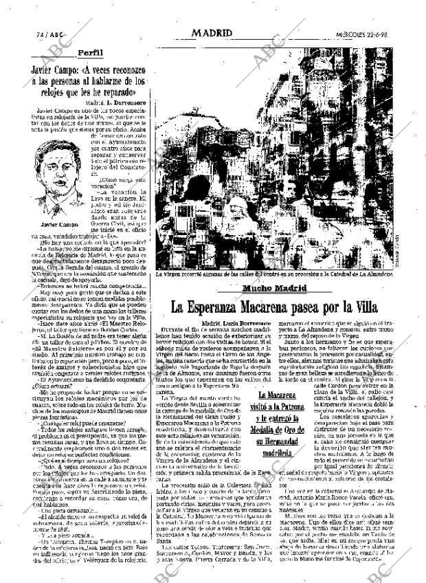 ABC MADRID 22-06-1998 página 74