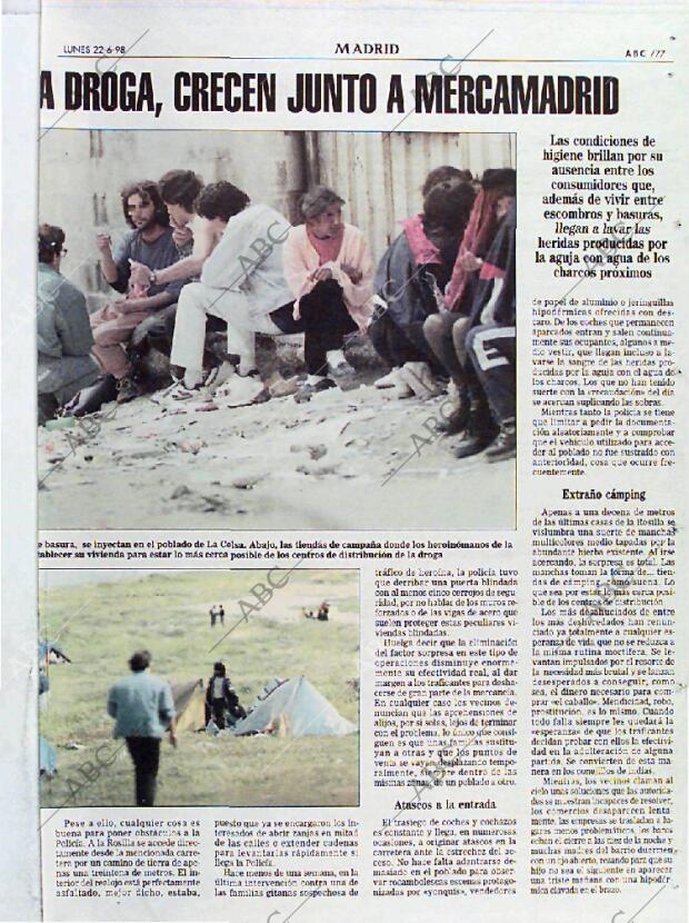 ABC MADRID 22-06-1998 página 77