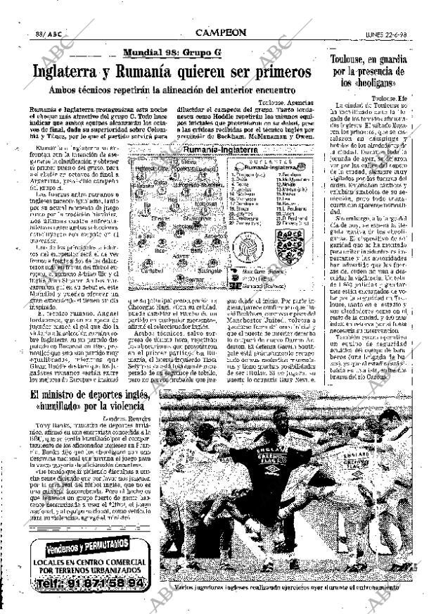 ABC MADRID 22-06-1998 página 88
