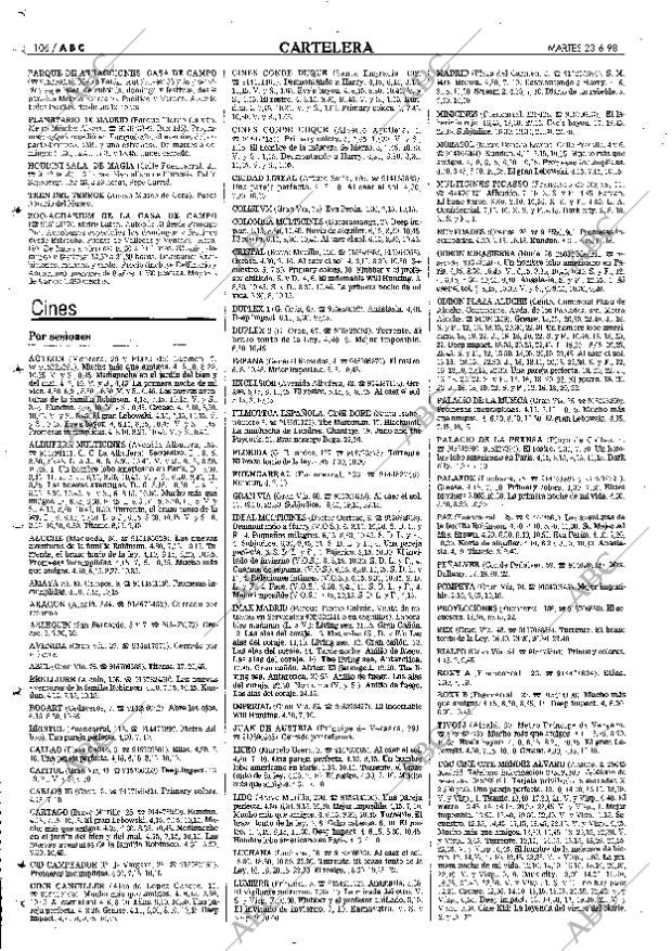 ABC MADRID 23-06-1998 página 106