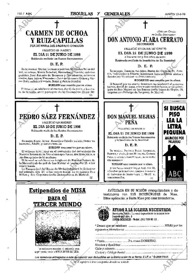 ABC MADRID 23-06-1998 página 110