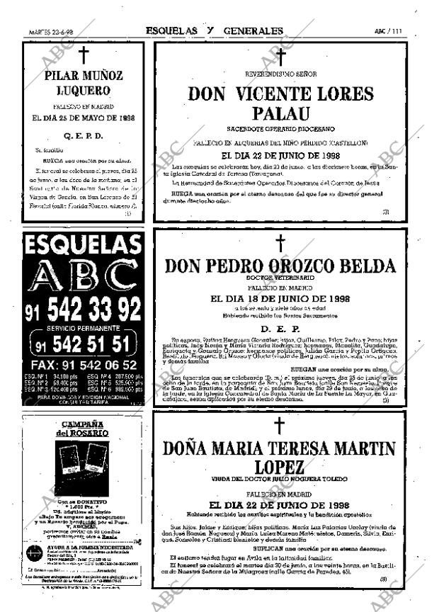 ABC MADRID 23-06-1998 página 111