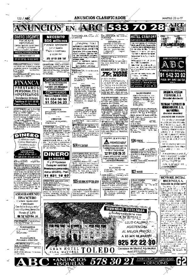 ABC MADRID 23-06-1998 página 132