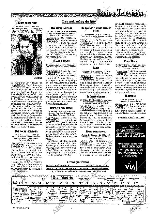 ABC MADRID 23-06-1998 página 141
