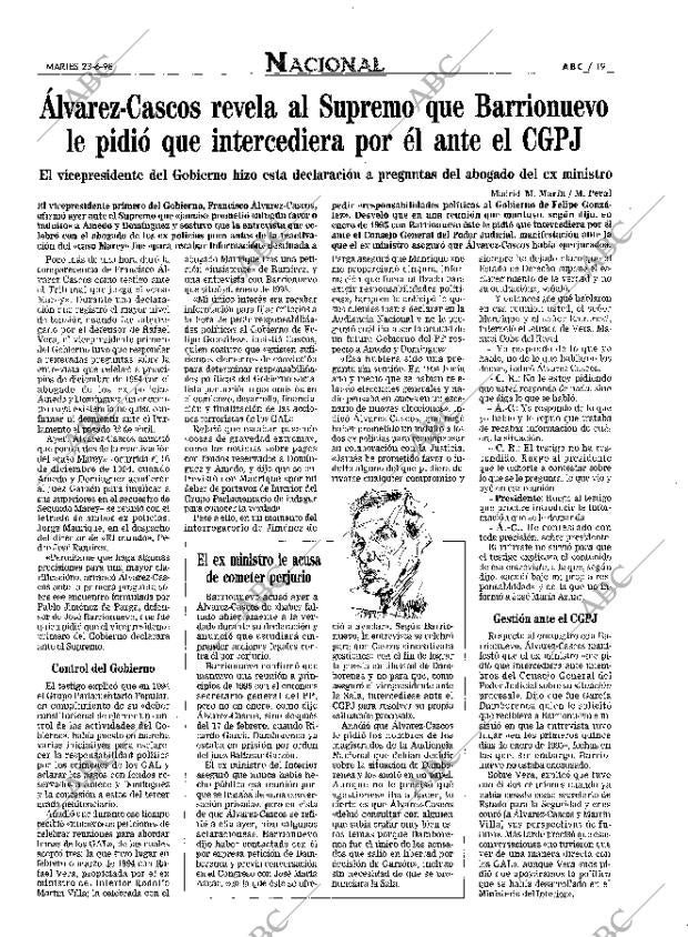 ABC MADRID 23-06-1998 página 19