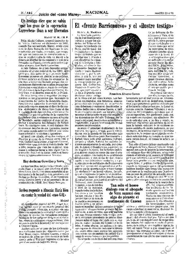 ABC MADRID 23-06-1998 página 20